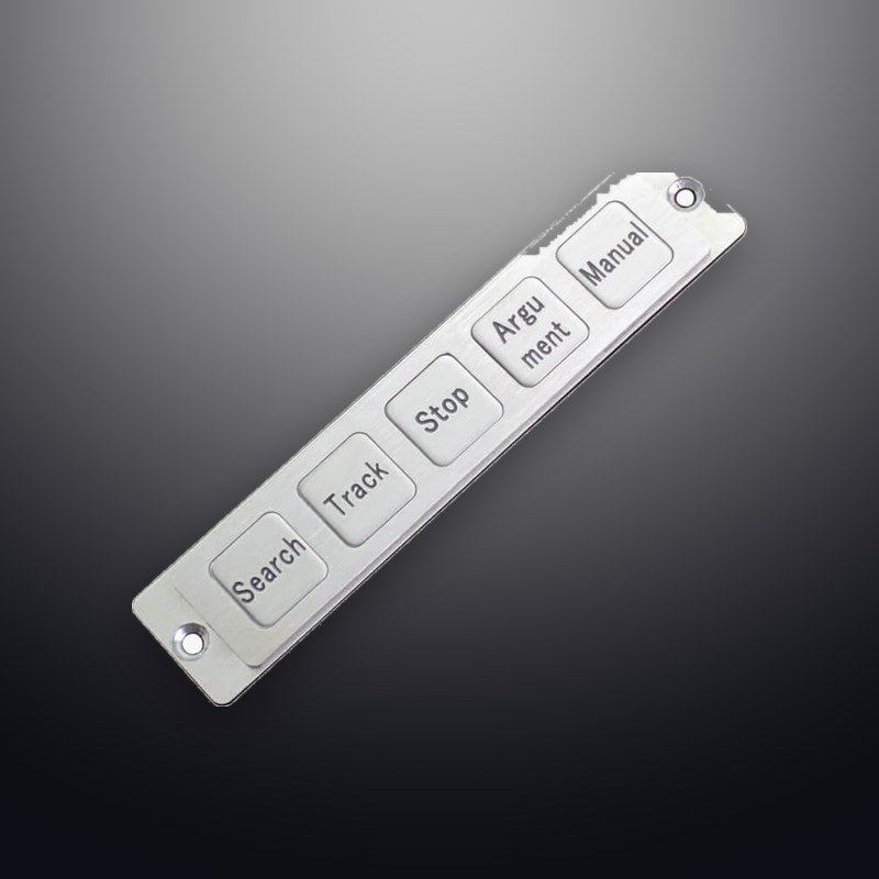 D-8518 IP54 5 tuşlu metal fonksiyon tuş takımı