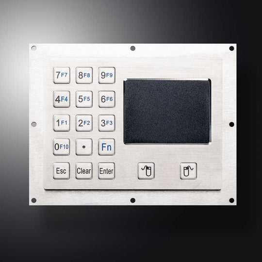 D-8405A IP65 15 tuşlu endüstriyel metal touchpad