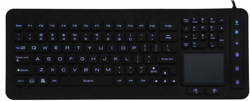 silikon touchpad metal nümerik tuş takımı