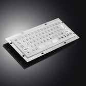 D-8680 IP65 66 tuşlu paslanmaz çelik endüstriyel metal klavye