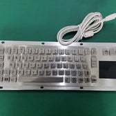 D-8635T-M IP65 3 tuşlu paslanmaz çelik touchpad'li metal klavye