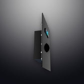 D-8302D IP65 3 tuşlu paslanmaz çelik endüstriyel trackball