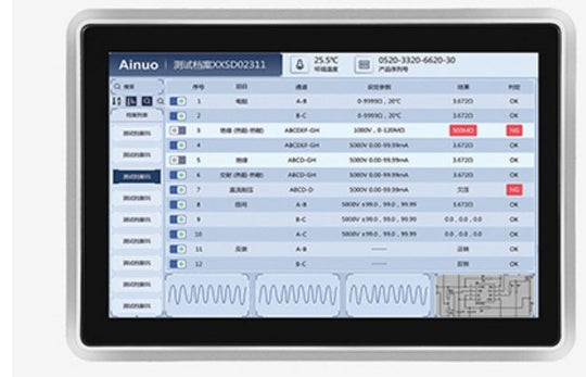 10,1 inç RK3588 Endüstriyel Dokunmatik Panel, H1 Kasa, Tam I/O