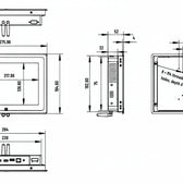 10.1 inch dimension drawing