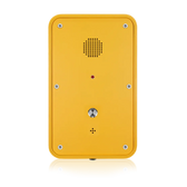 Hands-free weatherproof telephone without a door