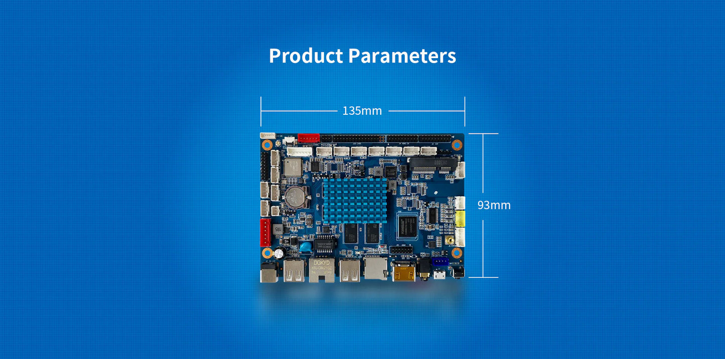 10.1 İnç RK3288 İşlemcili Open Frame Android Panel PC – IPS Dokunmatik, RS232/RS485, Ethernet, HDMI (K3 Serisi)