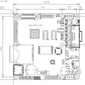 FriendlyElec Mini2451 (256M Flash) + 3.5" LCD + Standart Aksesuarlar