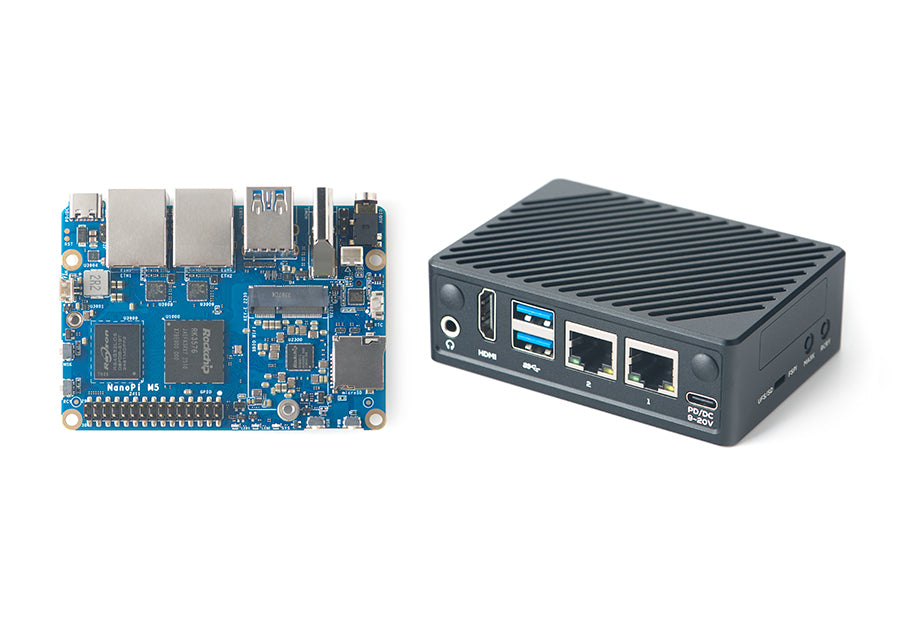 Friendly Elec NanoPi M5 RK3576 AI Geliştirme Kartı | 6 TOPS NPU | Çift Gigabit Ethernet | NVMe SSD