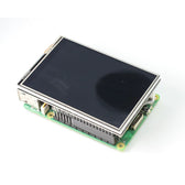 Raspberry Pi 5 3,5 inç TFT Dokunmatik LCD Ekran Kiti — Alüminyum Kasa + Soğutucu