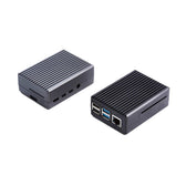 Raspberry Pi 4B Alüminyum Soğutma Kasa — Metal Koruma, Koyu Gri