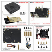 Raspberry Pi 4B NASPi 2,5 inç SATA NAS Depolama Kasası — HDD Yuvası