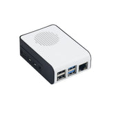 Raspberry Pi 4B ABS LED Fanlı Soğutma Kasası — Beyaz / Siyah