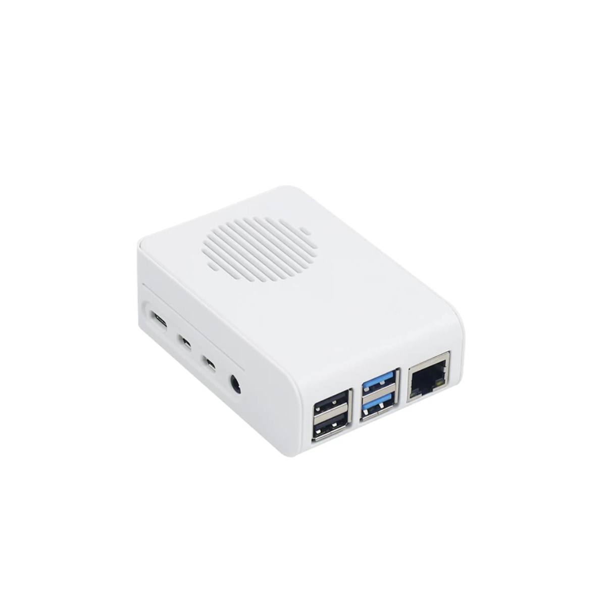 Raspberry Pi 4B ABS LED Fanlı Soğutma Kasası — Beyaz