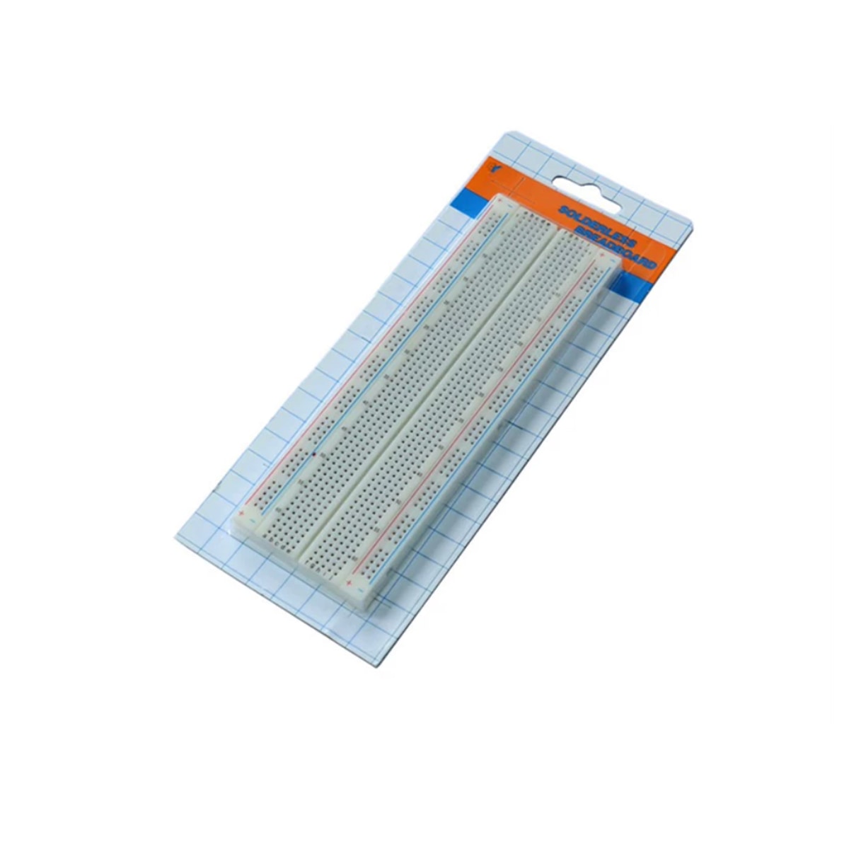 MB-102 830 Delikli Lehimless Breadboard — 165×55 mm