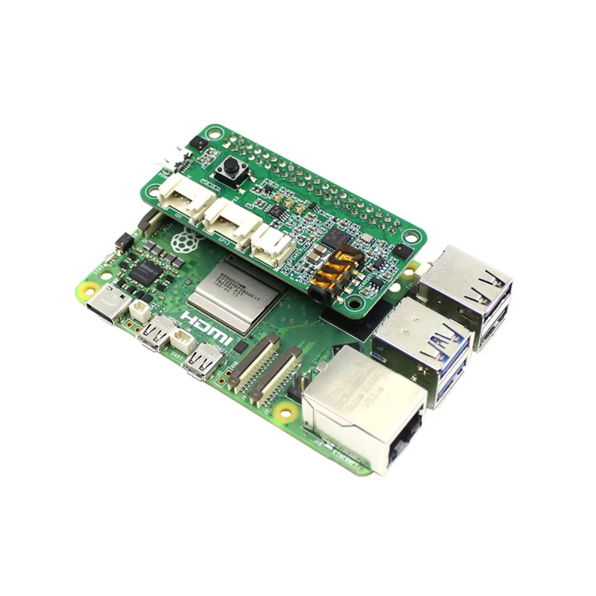 Raspberry Pi ReSpeaker 2-Mikrofon Ses Tanıma Genişletme Kartı