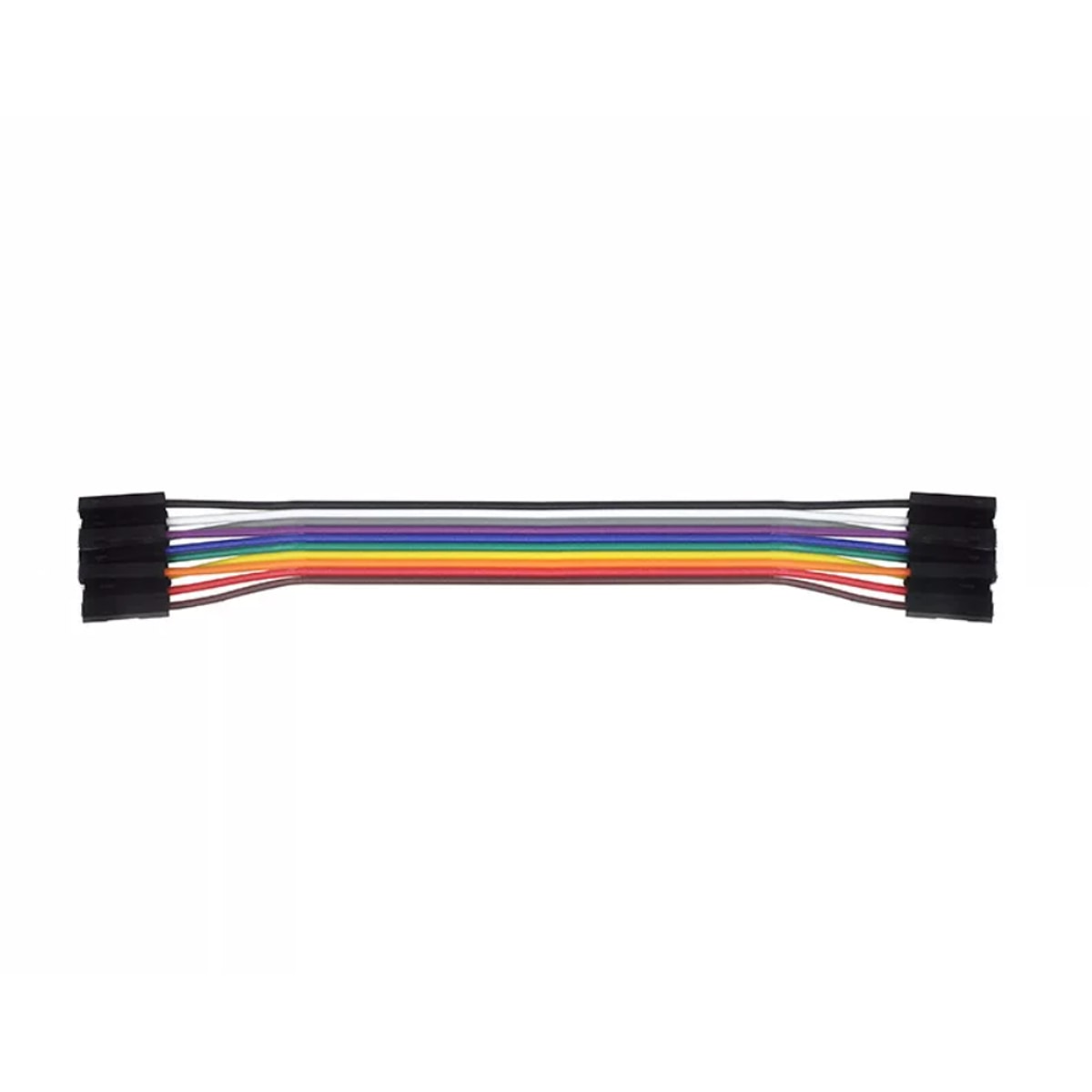 Dupont Jumper Kablo 10 Pin Dişi-Dişi 30 cm — 10'lu Set