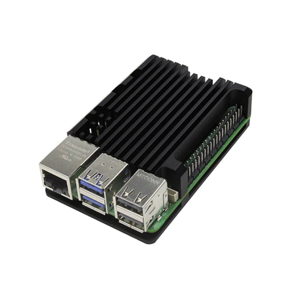 Raspberry Pi 5 Sabit Hızlı Çift Fanlı Alüminyum Soğutma Kasası