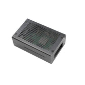 Raspberry Pi 5 Alüminyum Mesh Soğutma Kasası — 4010 Fan + Isı Emici