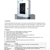 Exproof Kart Okuyucu – ATEX / IECEx Zone 1