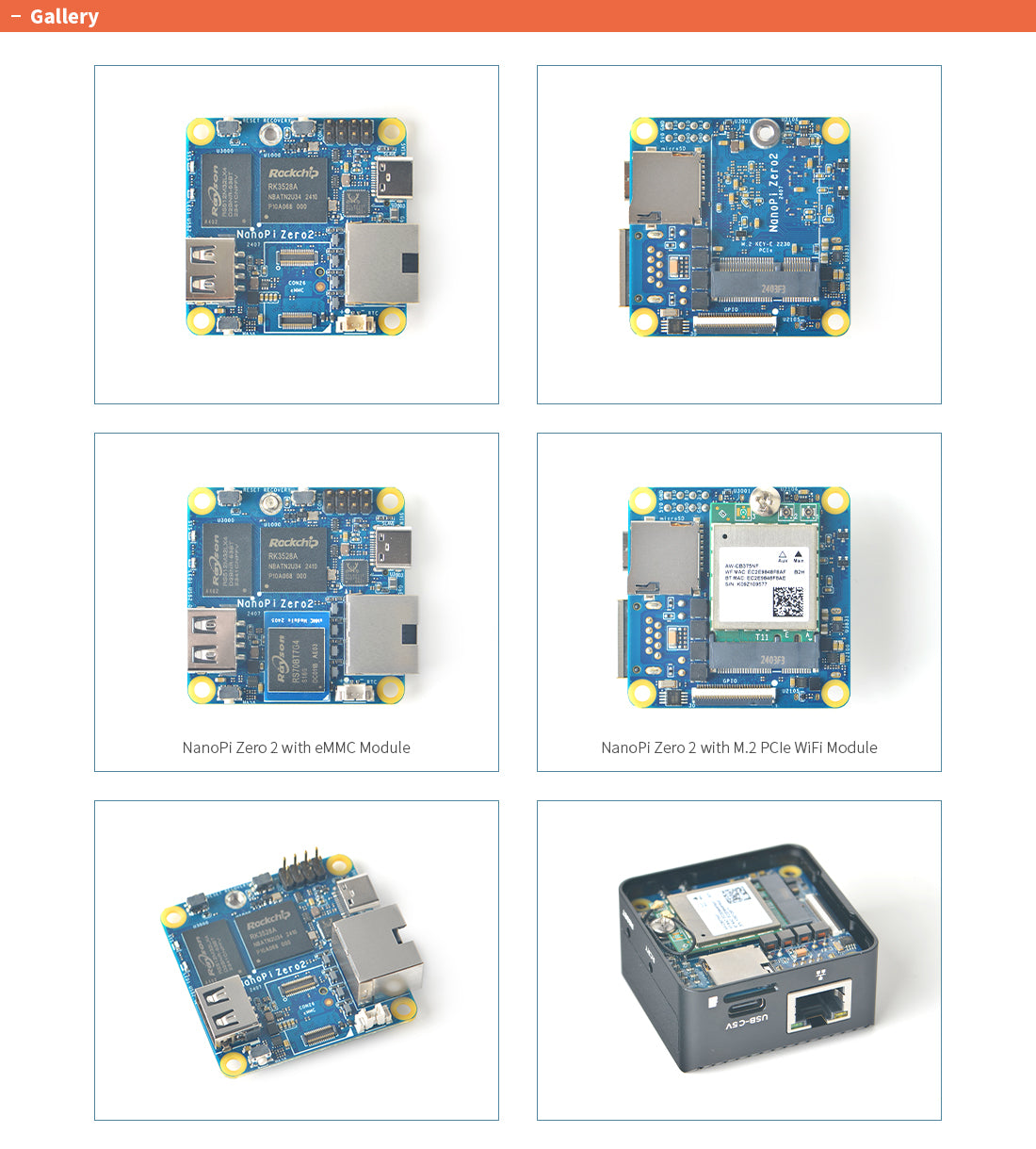 Friendly Elec NanoPi Zero2 RK3528A Mini IoT & Edge Computing Development Board